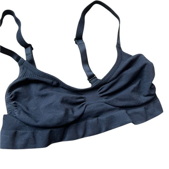 SKIMS Seamless Bralette, Size SMALL, ONYX - Picture 4 of 9